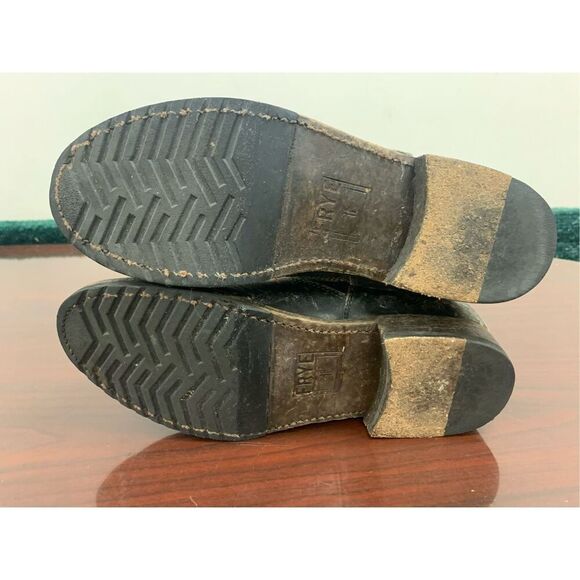 FRYE Veronica Short Ombre Stonewash Mid Calf Boots Women's Size 6.5 - Picture 10 of 11